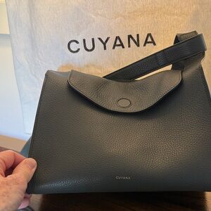 Cuyana Double Loop Olive Bag